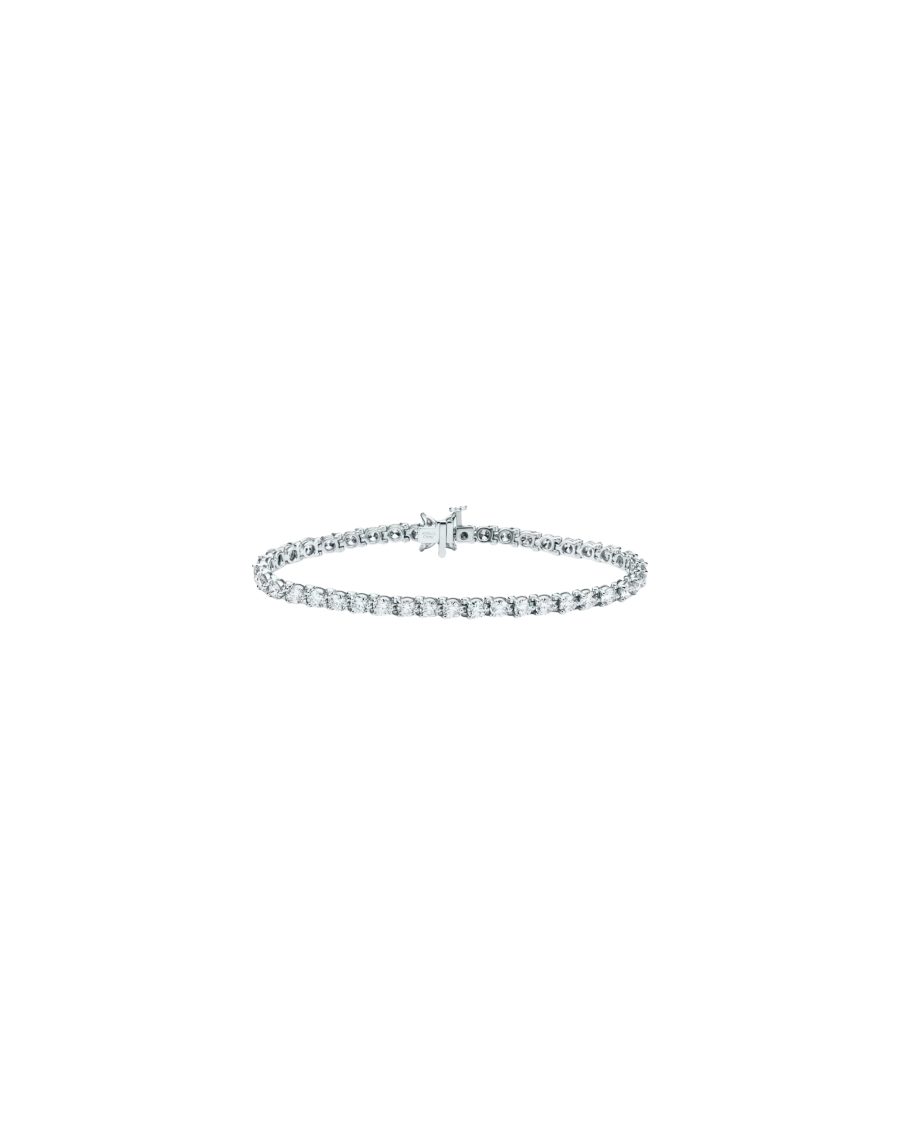 Radiant Line Moissanite Tennis Bracelet
